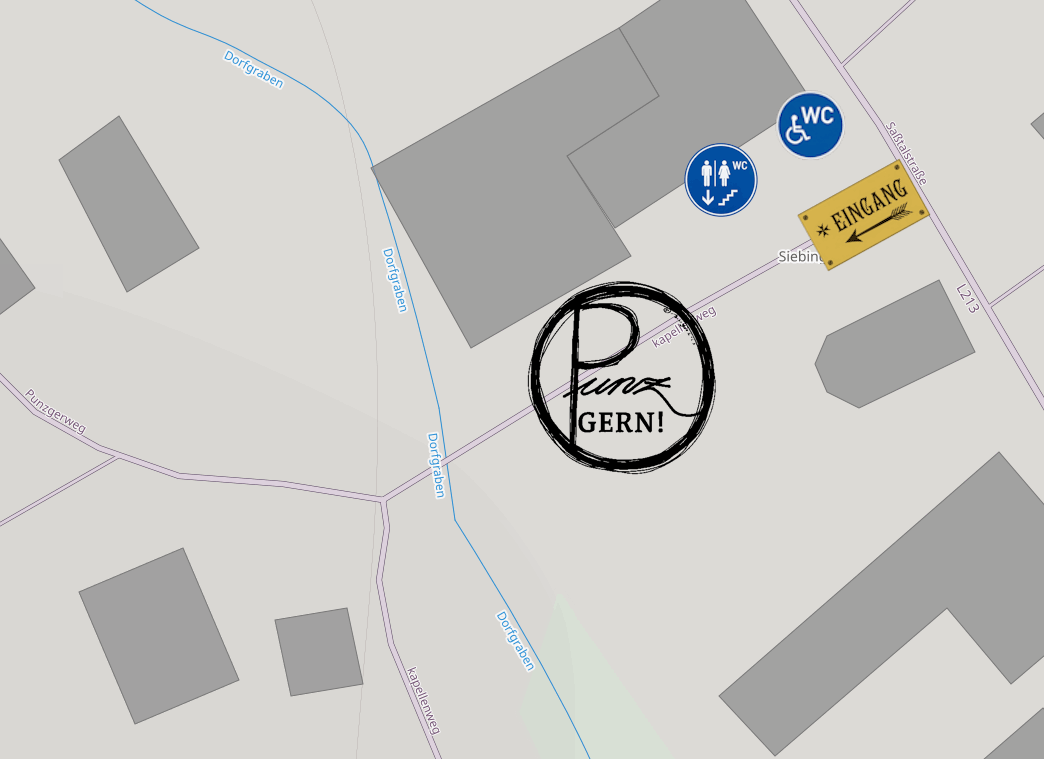 Lagekarte Punzgern